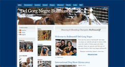 Desktop Screenshot of delgorgnegrebullmastiff.com